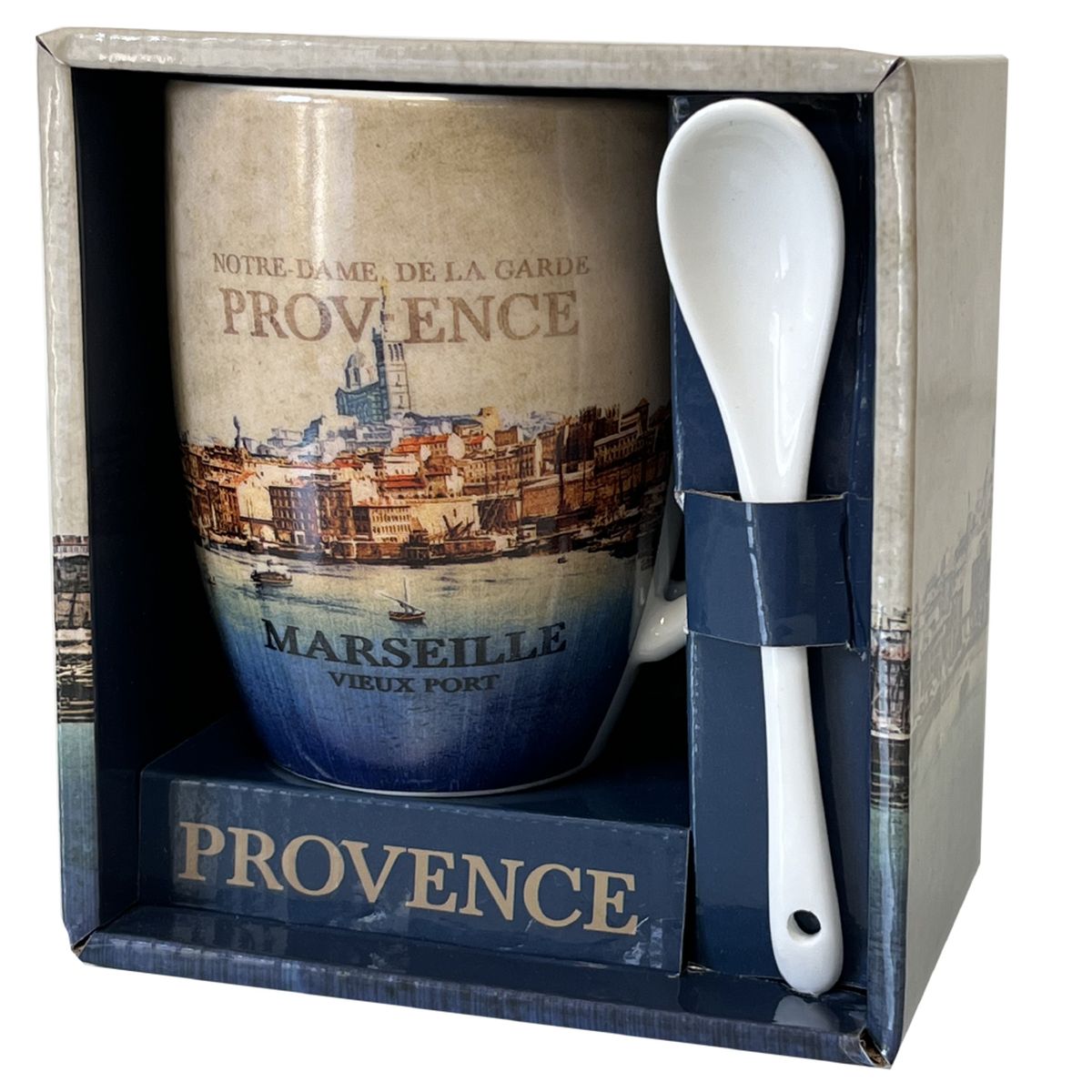 Mug with spoon Marseille