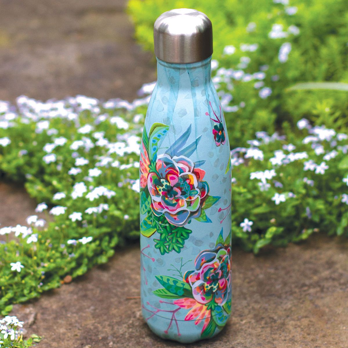Blooms isothermic stainless steel bottle By Allen