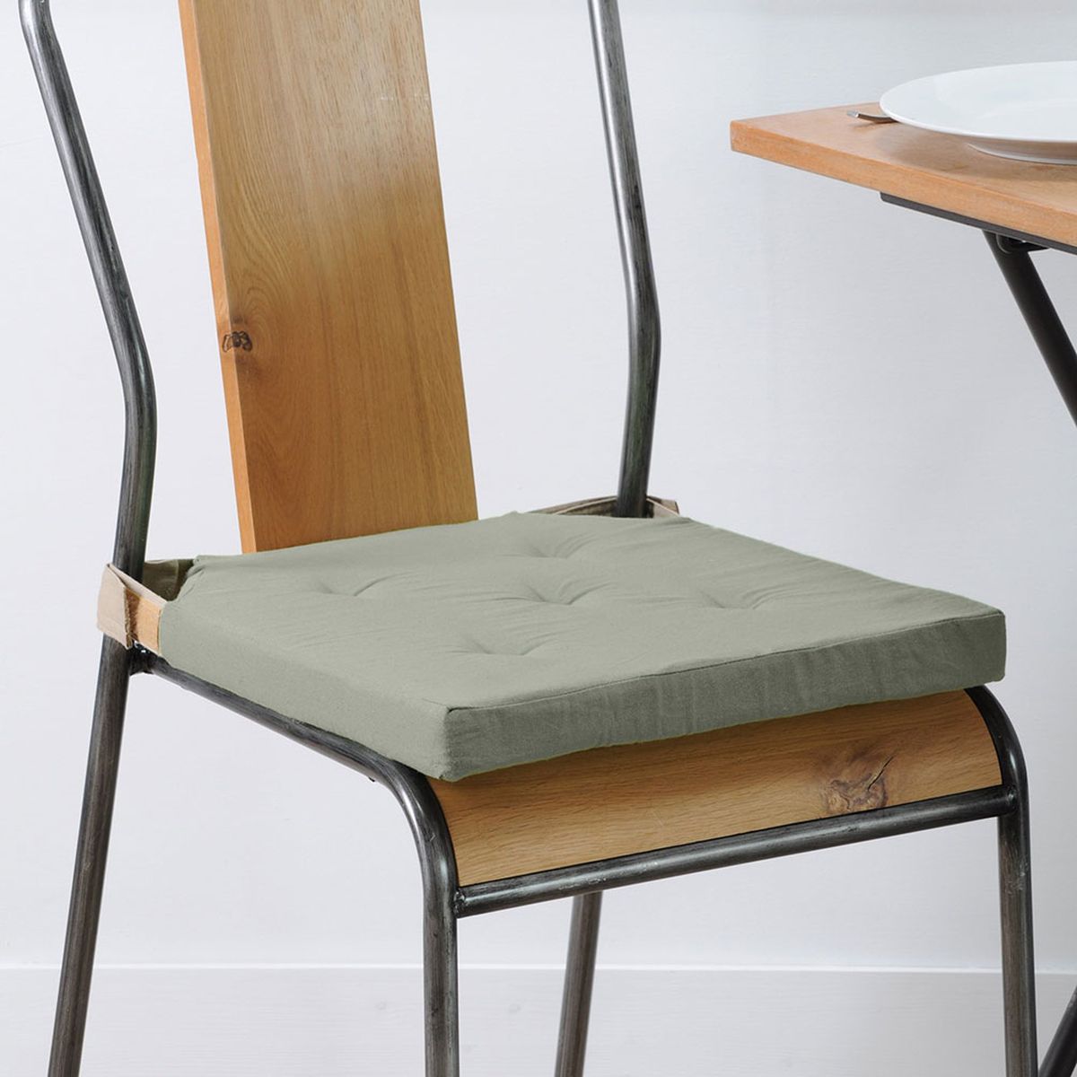 Chair cushion scratchs - Khaki 38 cm