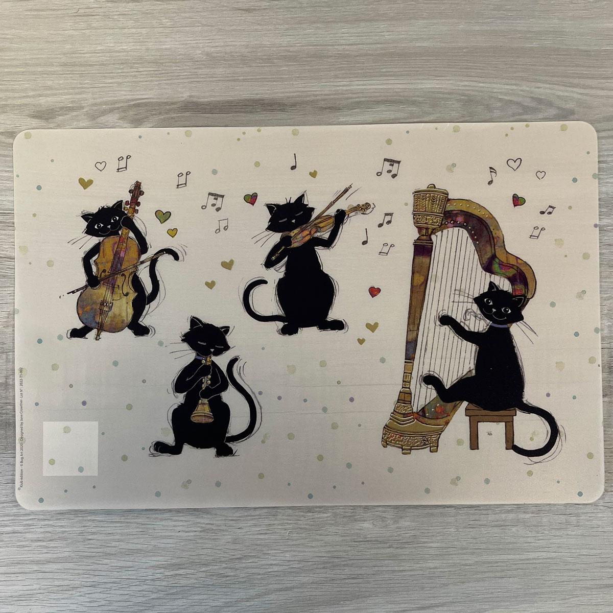 Placemat Musician cats