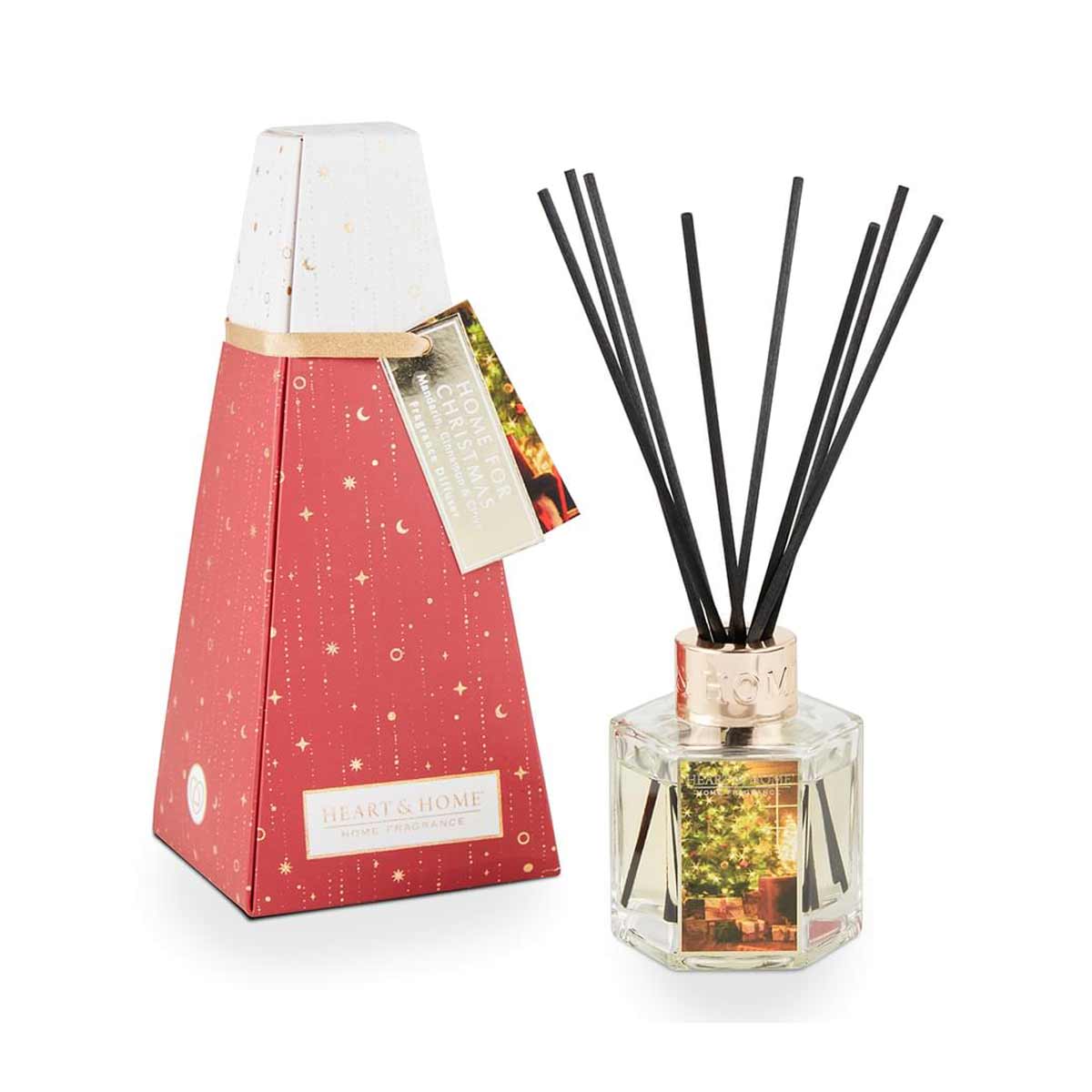 Heart and Home stick diffuser - Home for Christmas