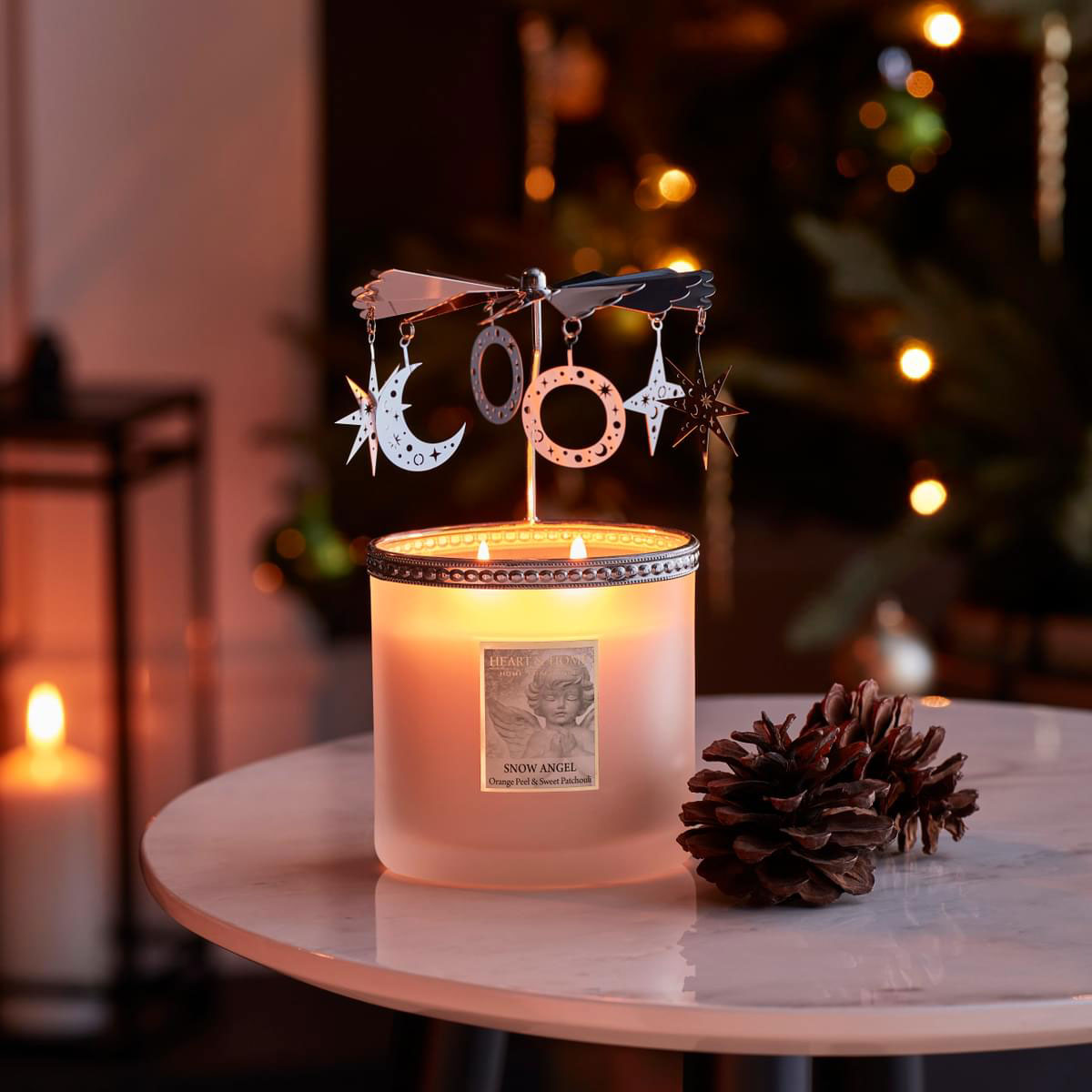 Heart and Home Ellipse Candle Carousel