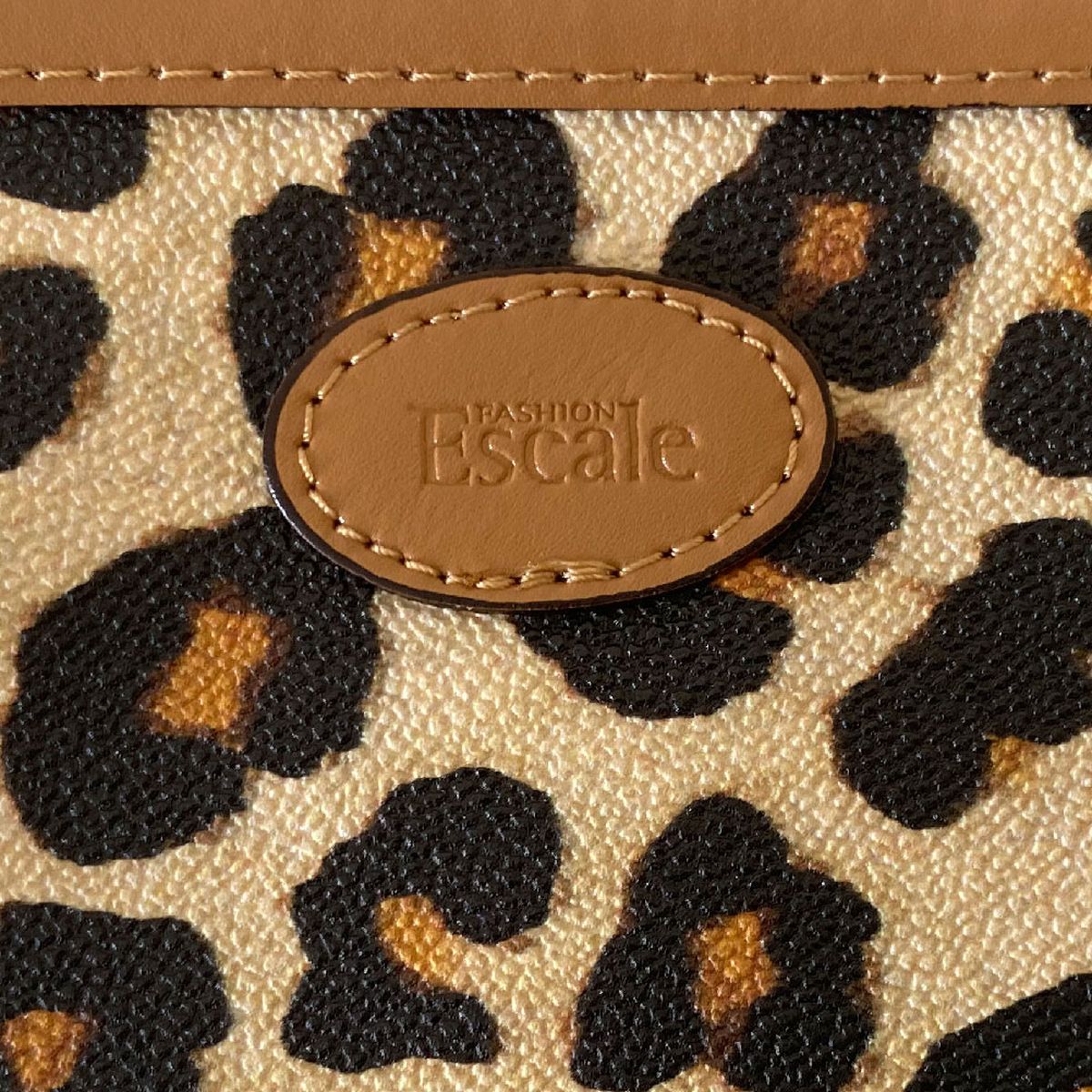 Leopard Clutch or Purse Made In France