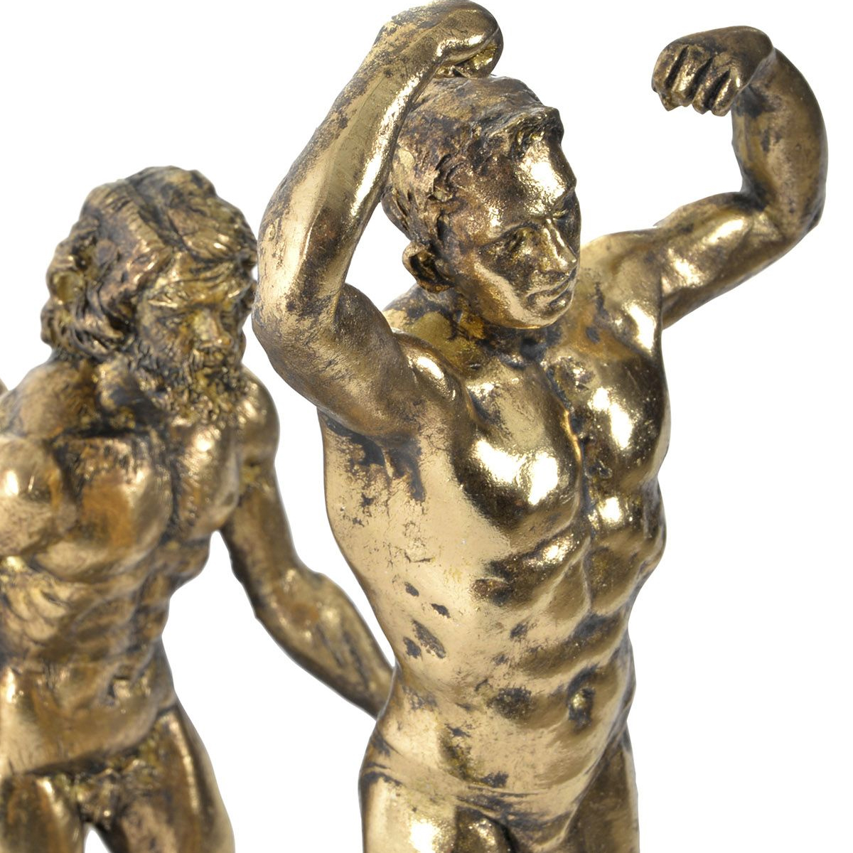 Golden resin figurine - Evolution of man