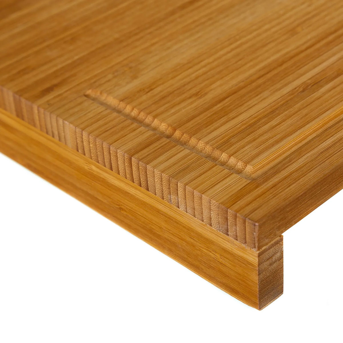 Large Bamboo Cutting Board with Edge