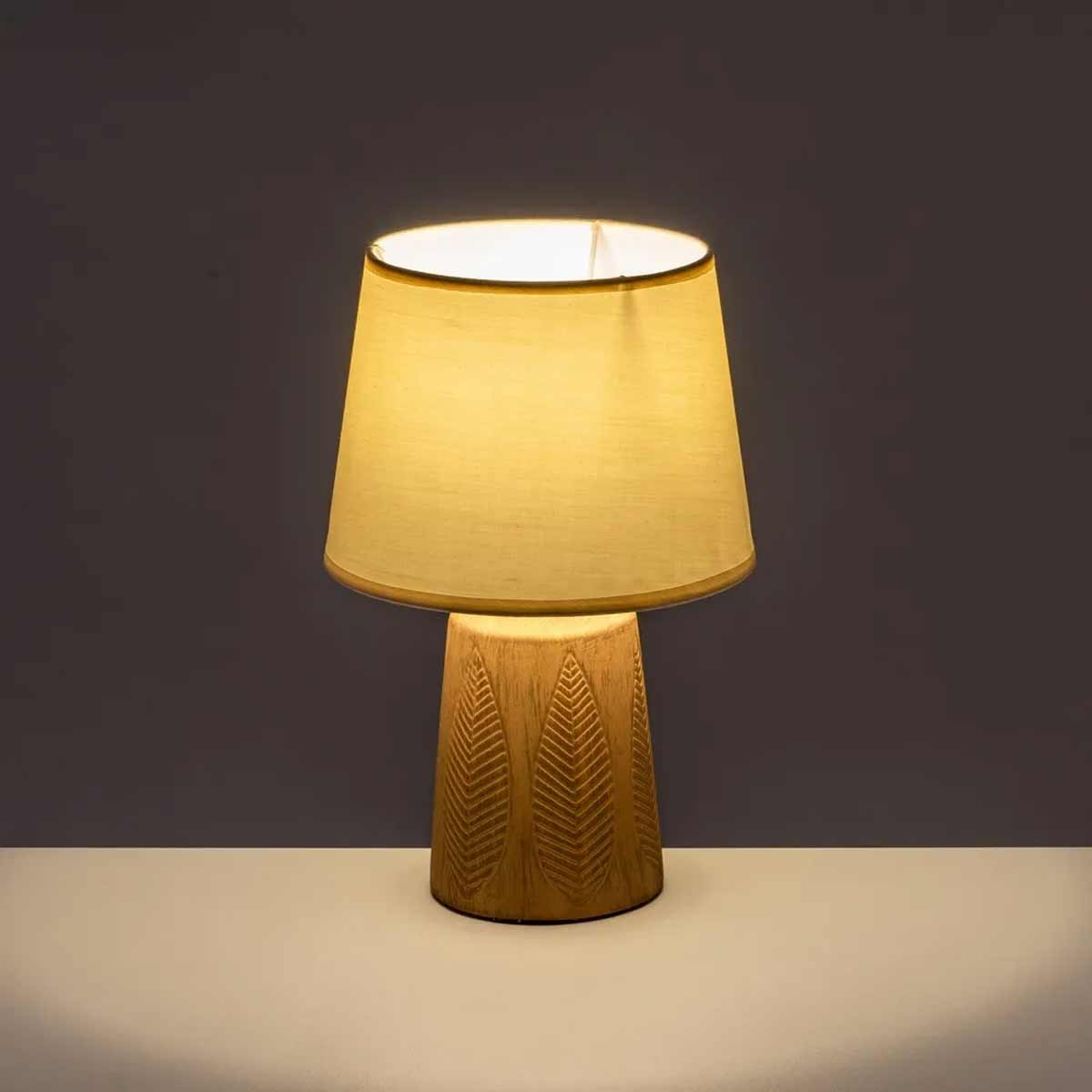 Terracotta Ceramic Lamp 32 cm