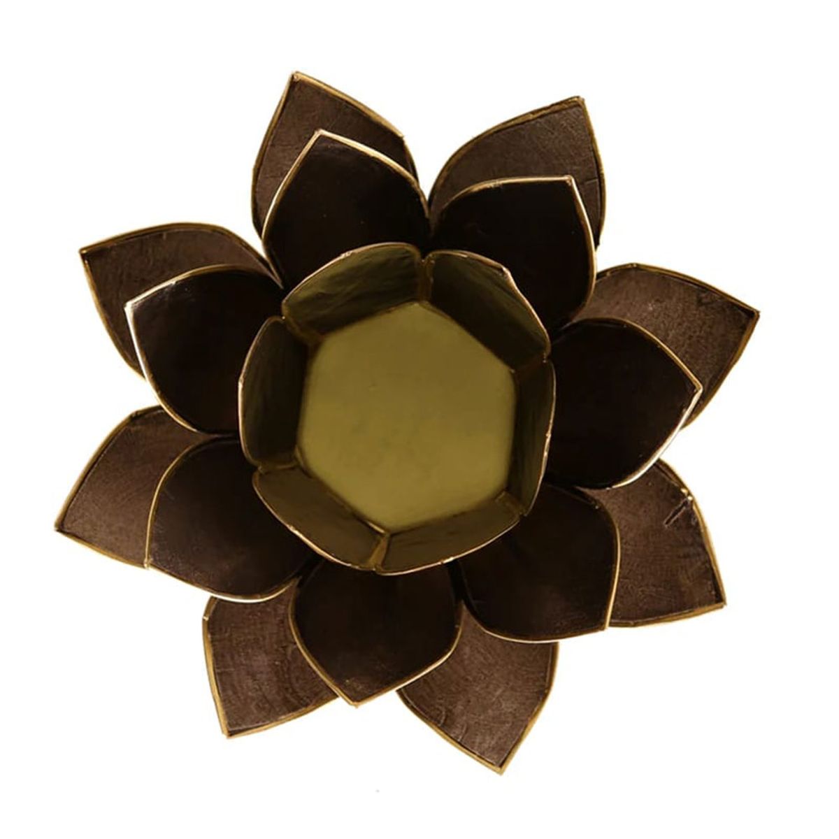 Lotus candleholder light black silverlining