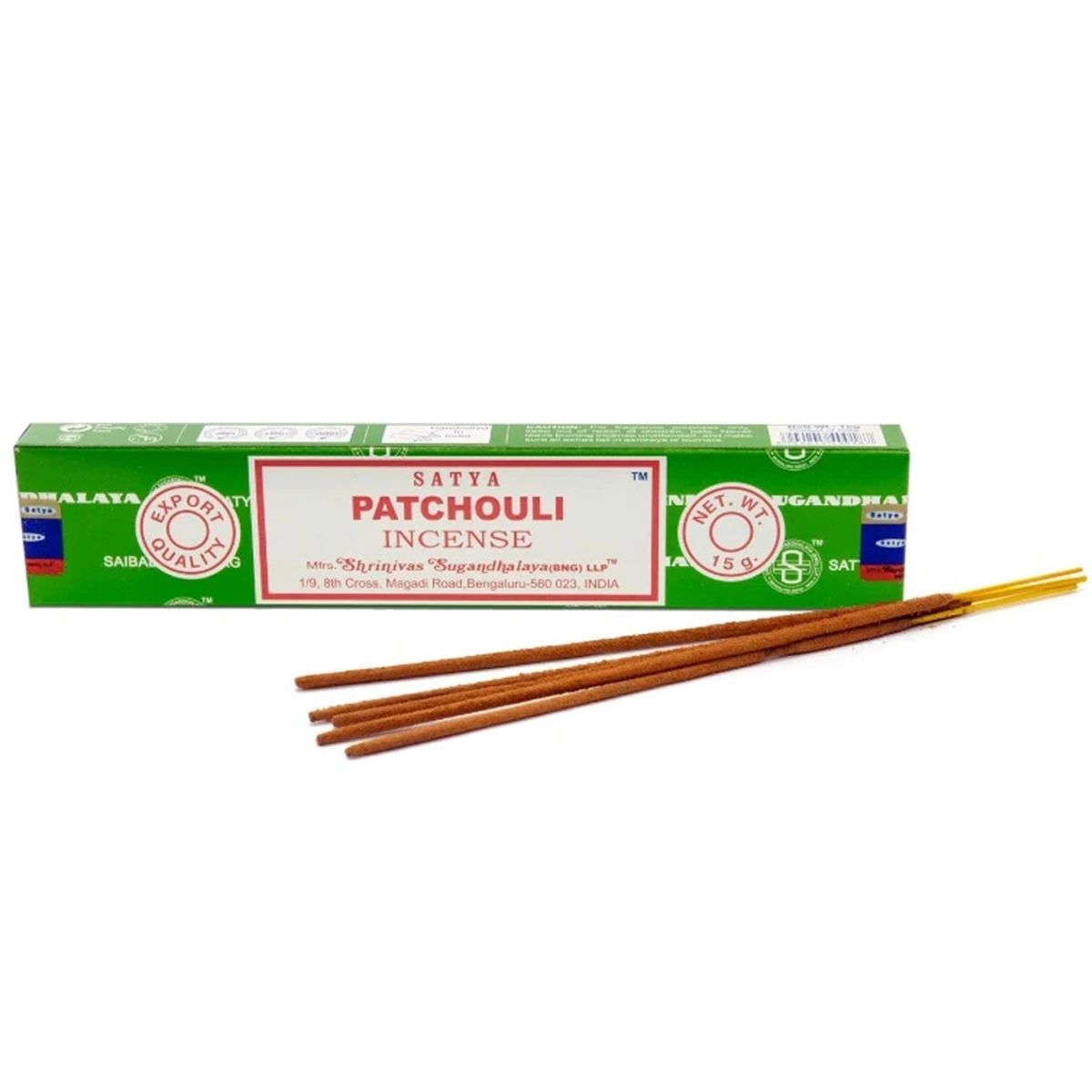 Incense Satya Patchouli - 12 boxes of 15 grams