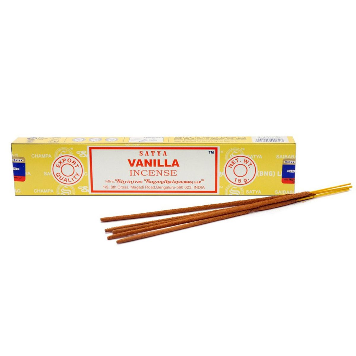 Incense Satya Vanilla - 12 boxes of 15 grams