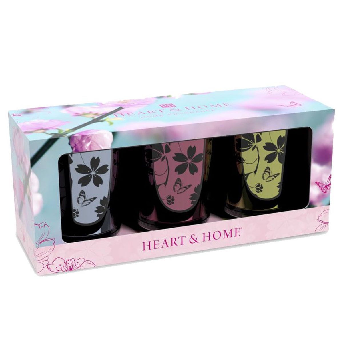 Heart and Home Gift Set - 3 votives holders