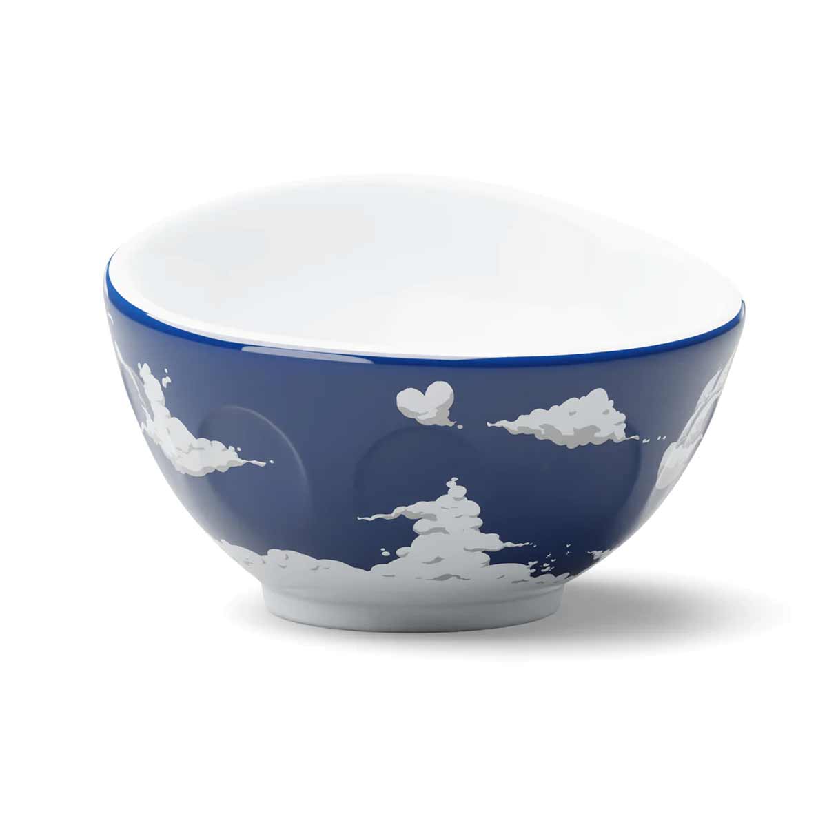 Large white porcelain bowl Tassen 500 ml - Celestial Laughter