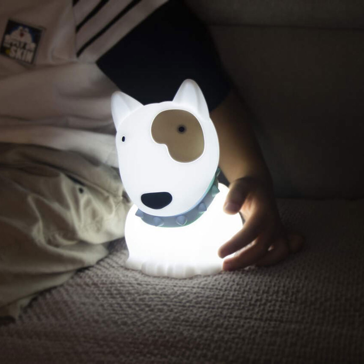 Soft rechargeable silicone night light - Dog