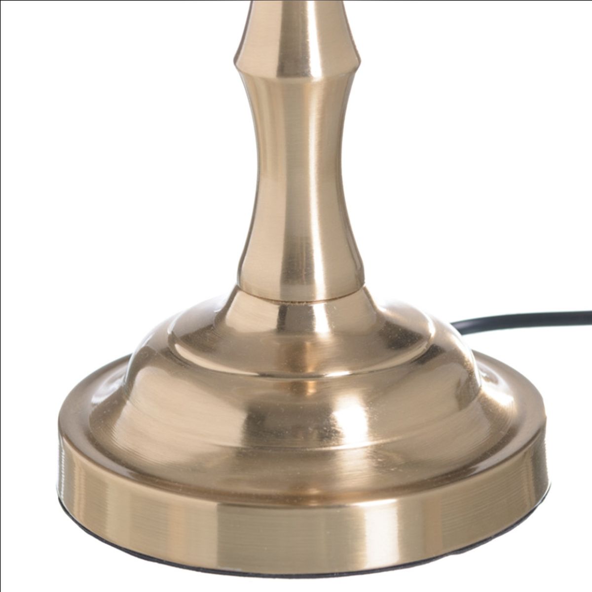 Table lamp in metal, gold color