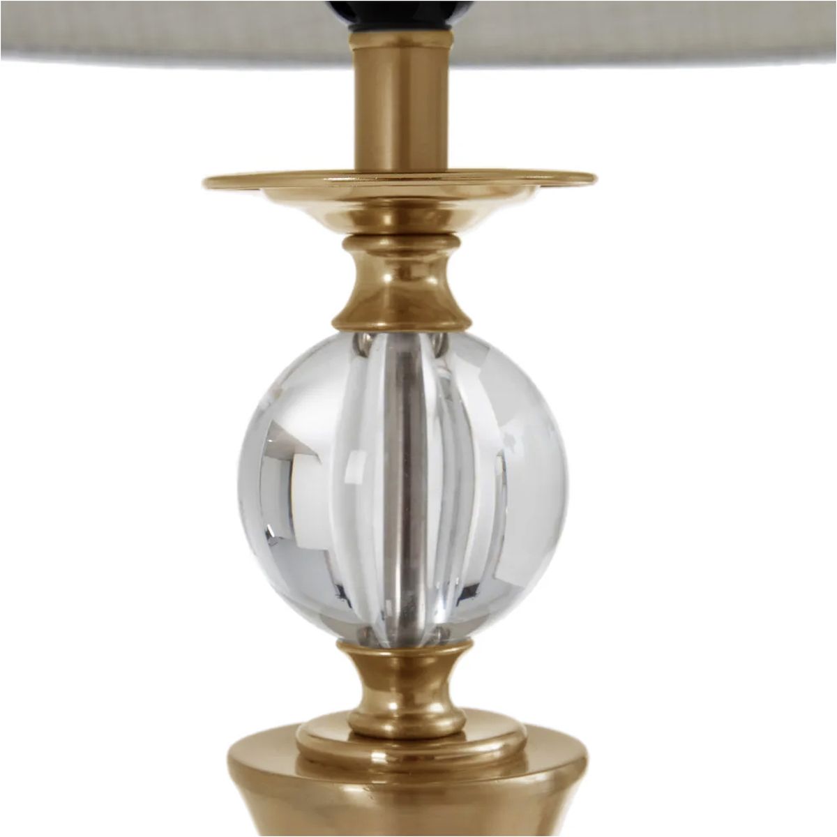 Table lamp in metal, gold color