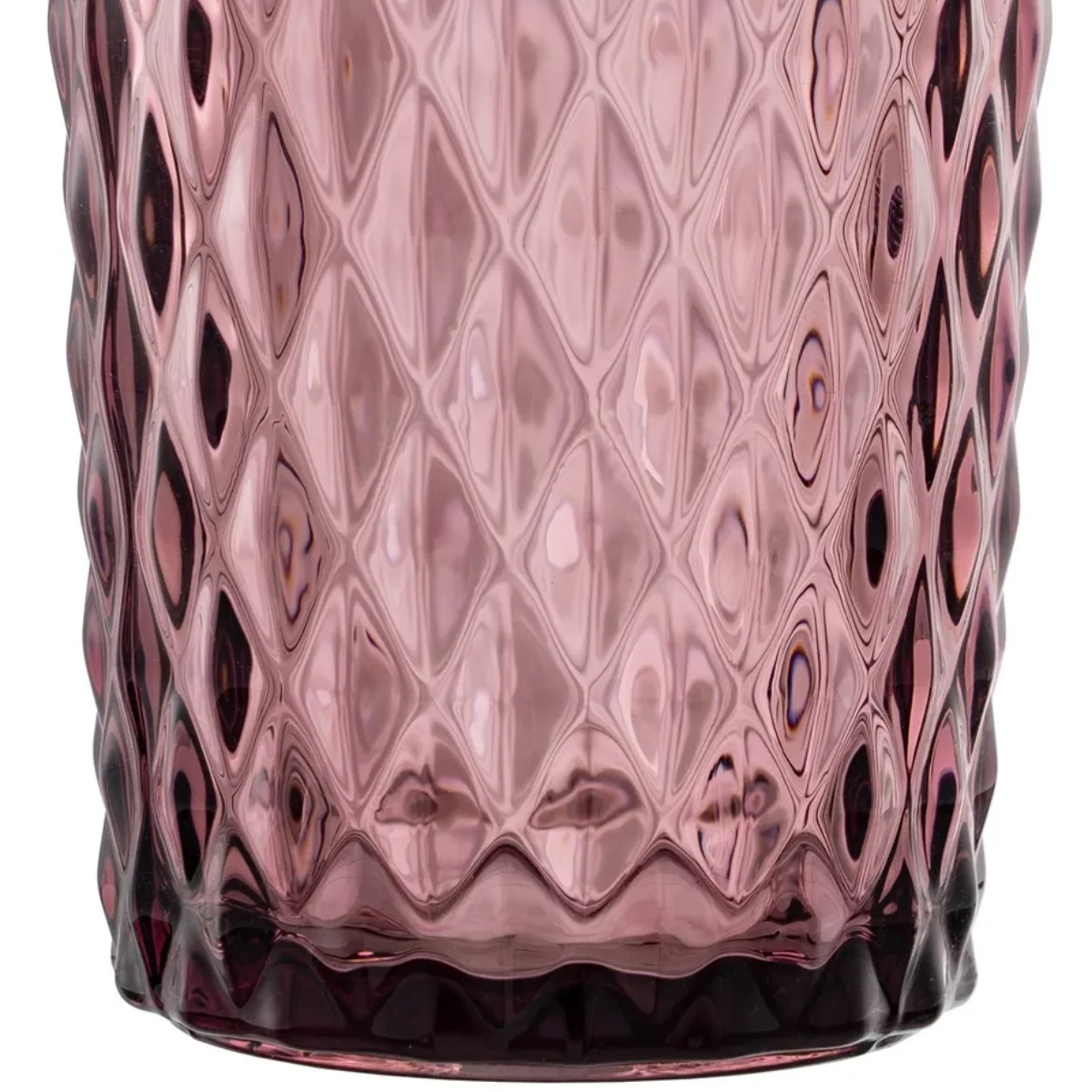 Large pink glass 345ml