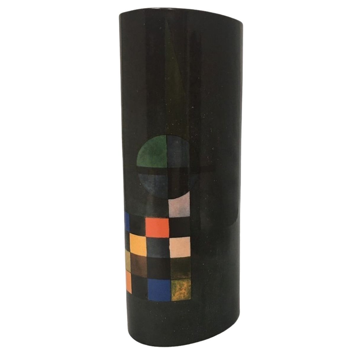Kandinsky silhouette ceramic vase - Gravitation