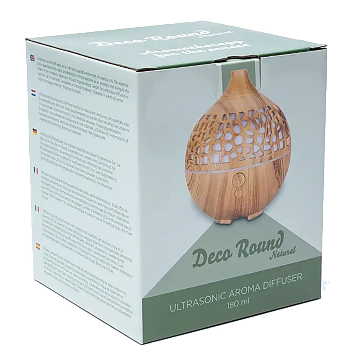 Ultrasonic luminous essential oil diffuser