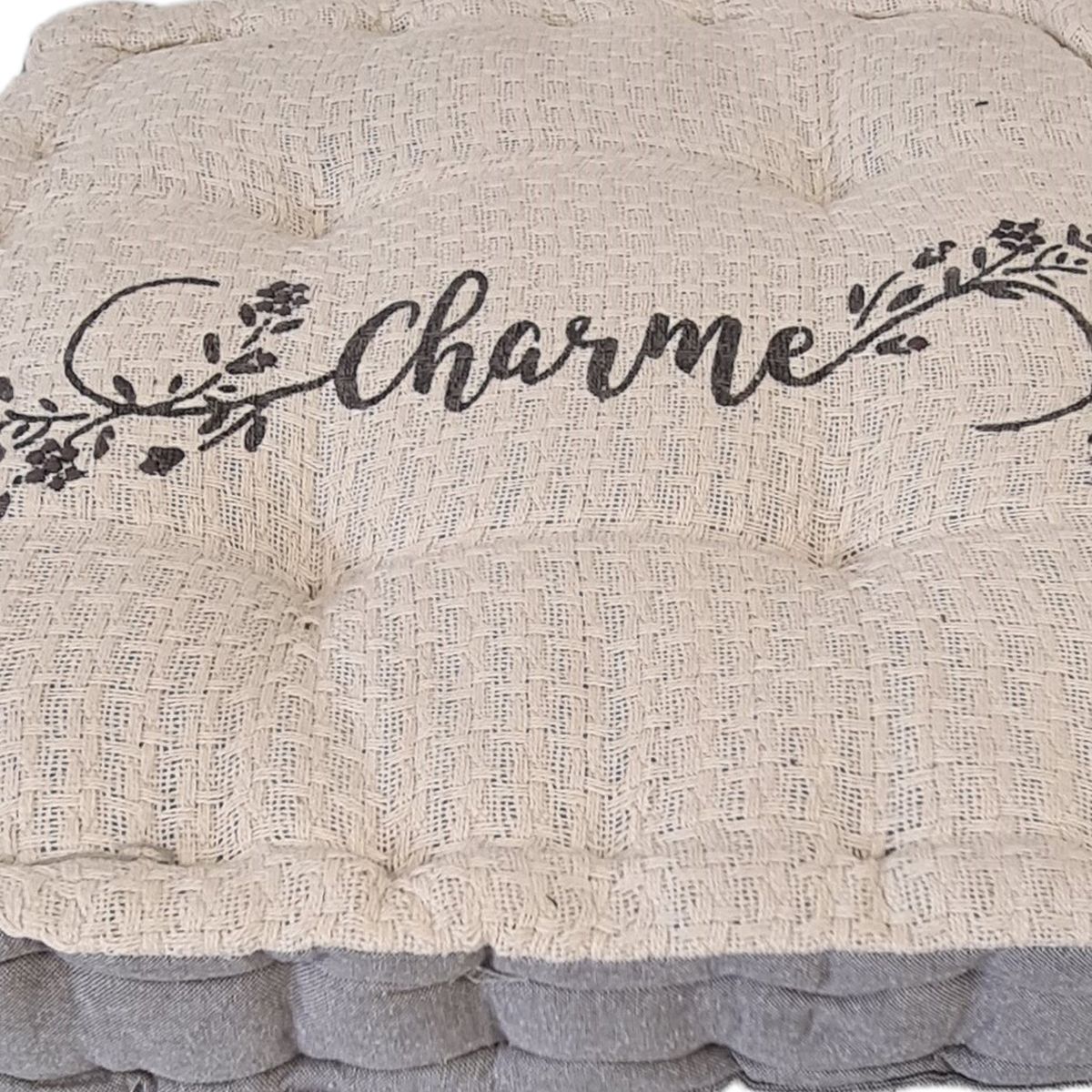 Cotton Floor Cushion 45 cm - Clmence