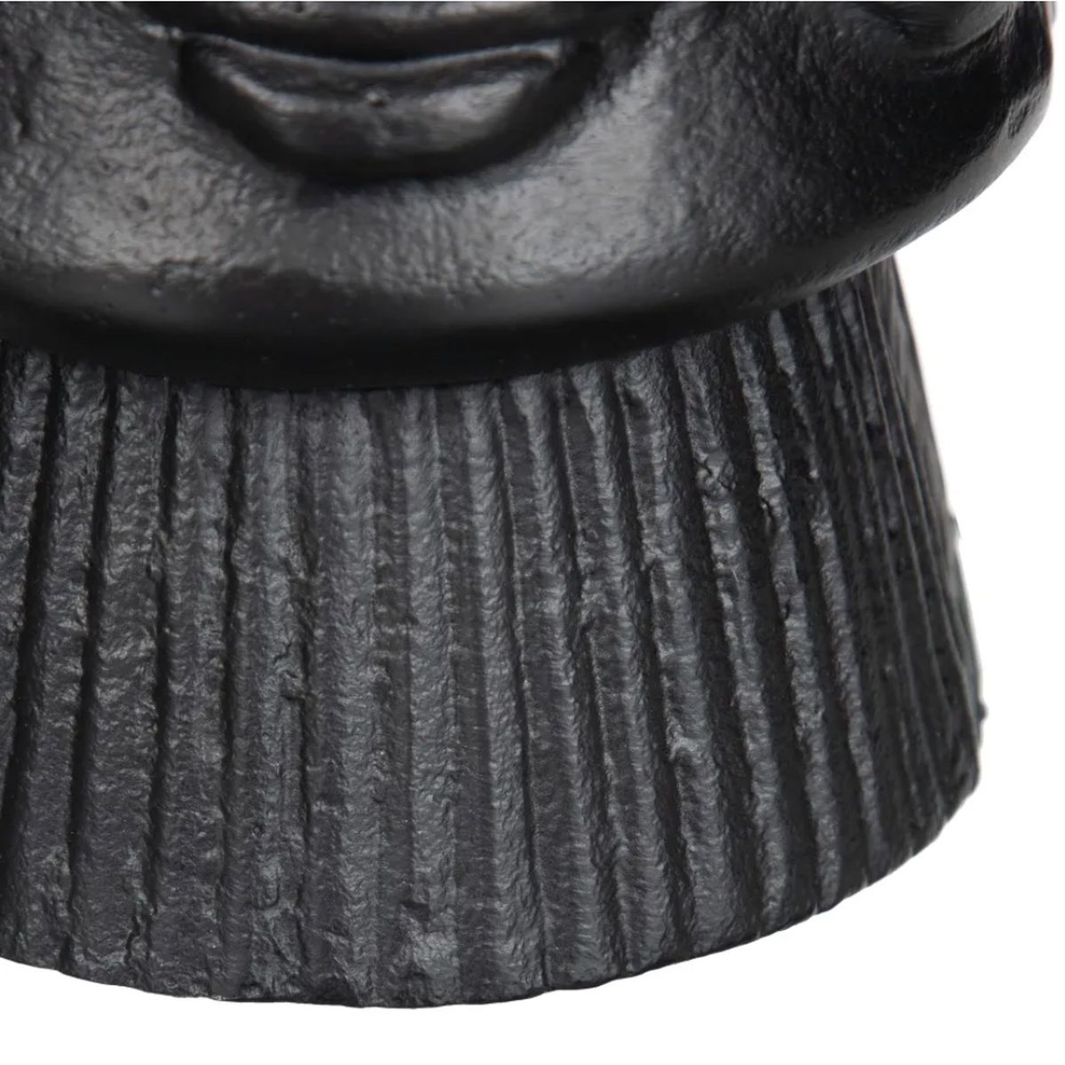 Black Face Vase 34 cm