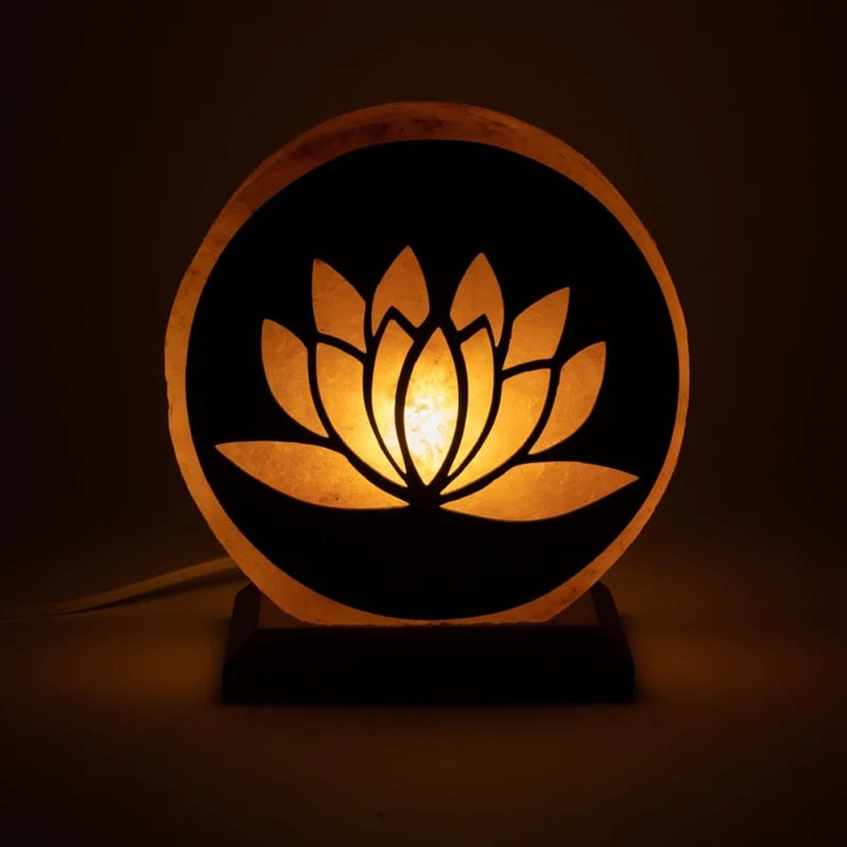 Salt lamp Lotus