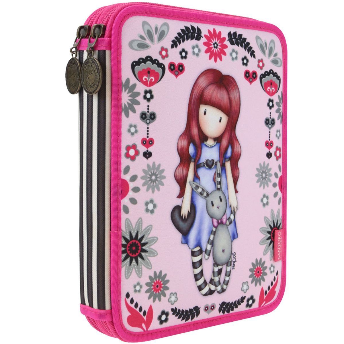 Gorjuss Fiesta Double Filled Pencil Case My Gift To You