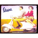Collection plate metal Vespa The Den of the Vespa
