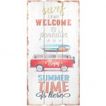 Welcome to Paradise wooden wall decoration to hang