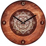 Clock Indian spirit 28 cm - Mandala
