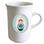 Matryoshka High ceramic mug Cbkreation