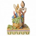 Collectible figure Peter Rabbit in the garden