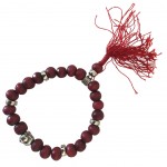 Buddhist Bracelet wooden beads - Red