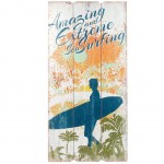 Surf Amazing wooden wall decoration to hang