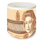 Canadian Dollar money box by Cbkreation