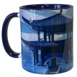 Ceramic Mug Japan Blue by Cbkreation