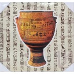 Egyptian pottery Frame canvas