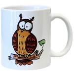 Owl mug by Cbkreation
