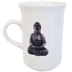 Buddha ceramic elongated cup by Cbkreation