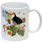 Toucan ceramic mug by Cbkreation