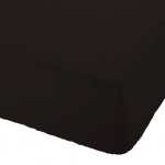 Black Fitted sheet 90 x 190 cm
