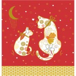 Postcard with envelope - Cats