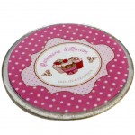 French Delicacies glass coaster