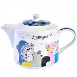 Hedgehogs Teapot - with metal infuser