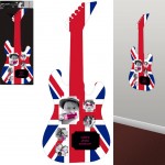 UK Sticker guitar Photo frame