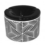 White and Black Moroccan ashtray