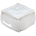 Cotton Floor Cushion 40 x 40 x 25 cm - Brnice
