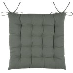 Cotton chair cushion 38 cm - Green