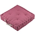 Cotton Floor Cushion pink 43 cm