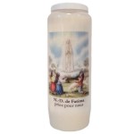 Our Lady of Ftima prayer candle - Novena