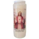 Sacred heart of Jesus prayer candle - Novena