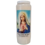 Sacred Heart of Mary prayer candle - Novena